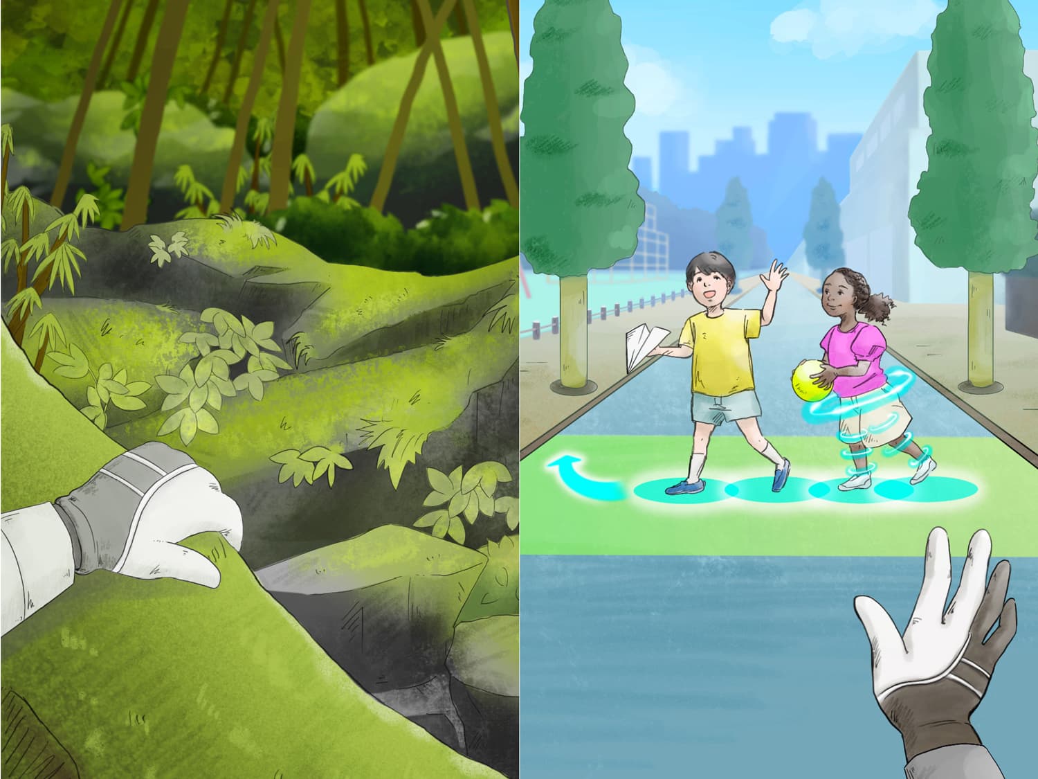 实现人与自然环境、乐趣的和谐统一