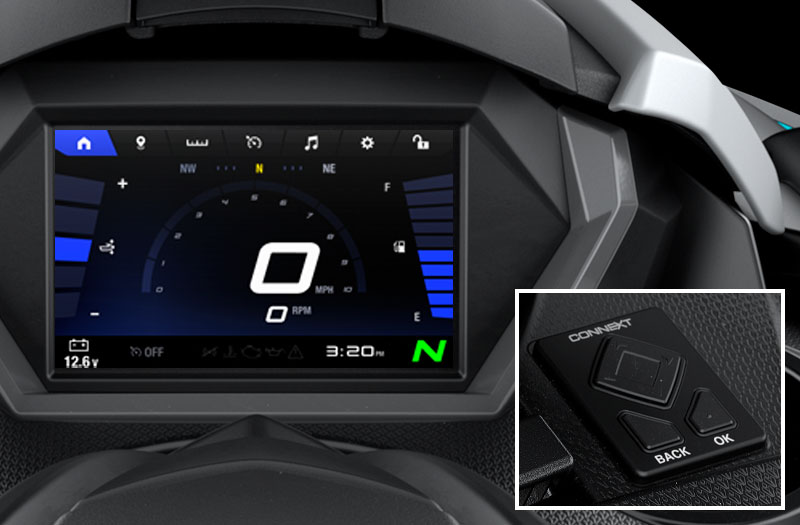 Connext7英寸屏幕，配有安全和驱动控制功能