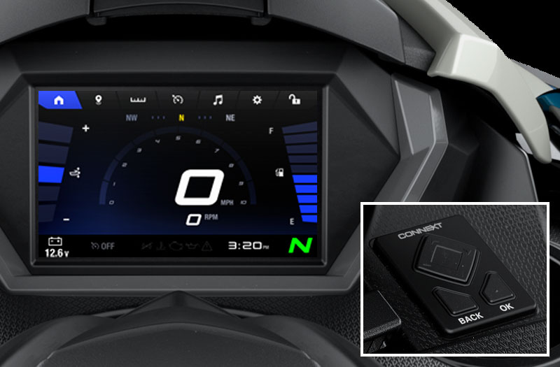 Connext7英寸屏幕，配有安全和驱动控制功能